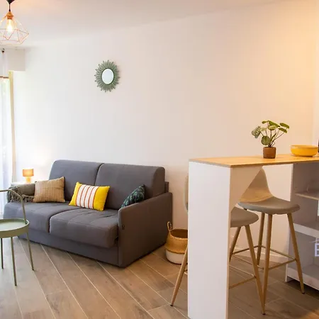 With Swimming Pool In Juan Les Pins Appartement